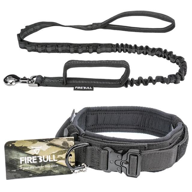 High Quality Tactical Dog Collar & Leash Set - Bark ‘n’ Paws