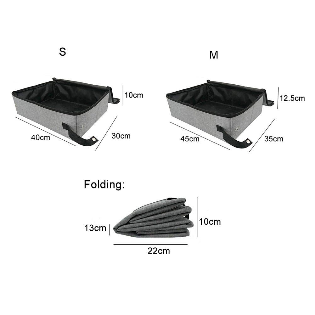 Waterproof Oxford Cat Litter Box
