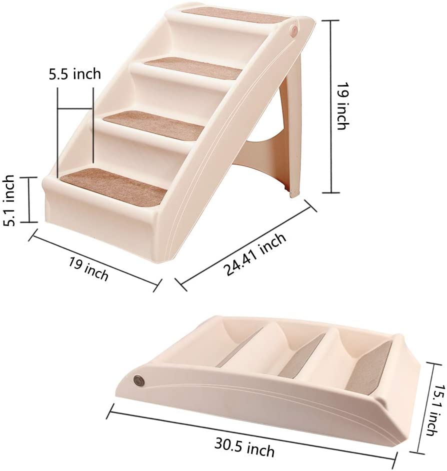 Premium Nonslip Foldable Dog Steps