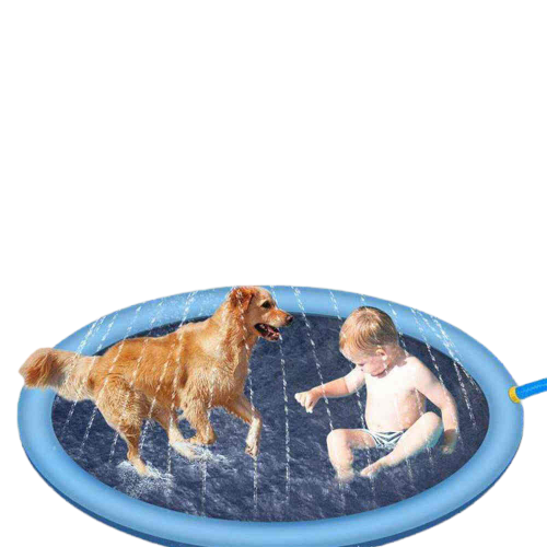 Interactive Outdoor Dog Splash Sprinkler Pad
