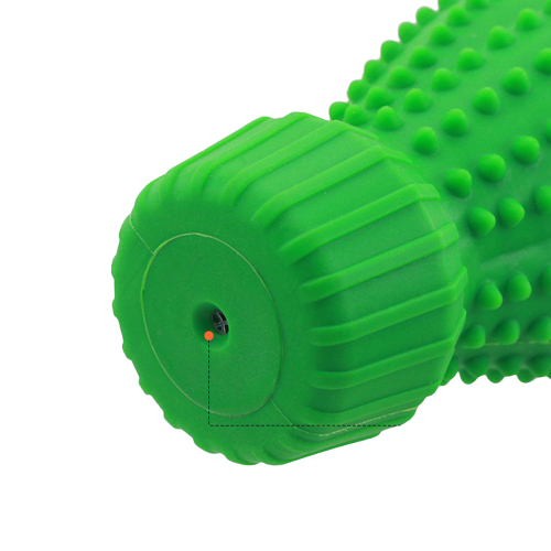 Squeaky Durable Rubber Cactus Dog Toy