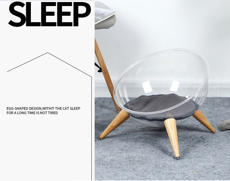 Luxury Semi Enclosed Capsule Cat Nest