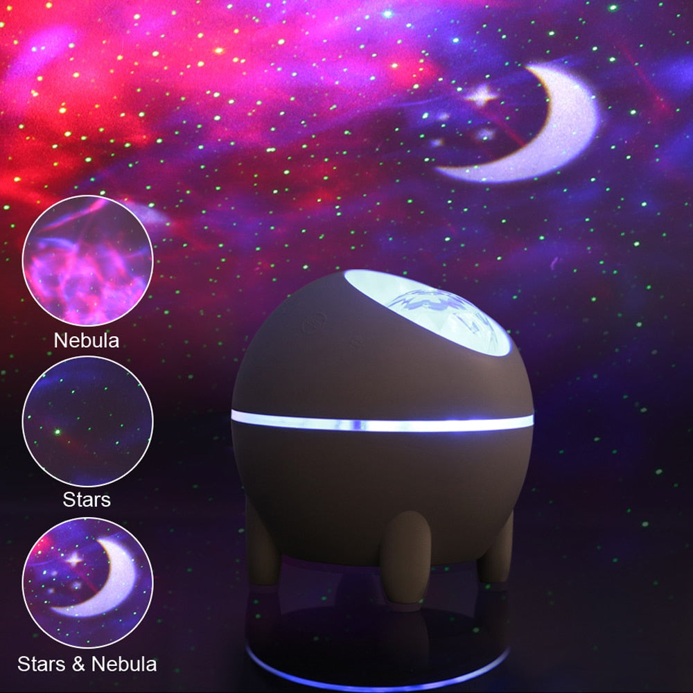 Night Light Water Wave Projector