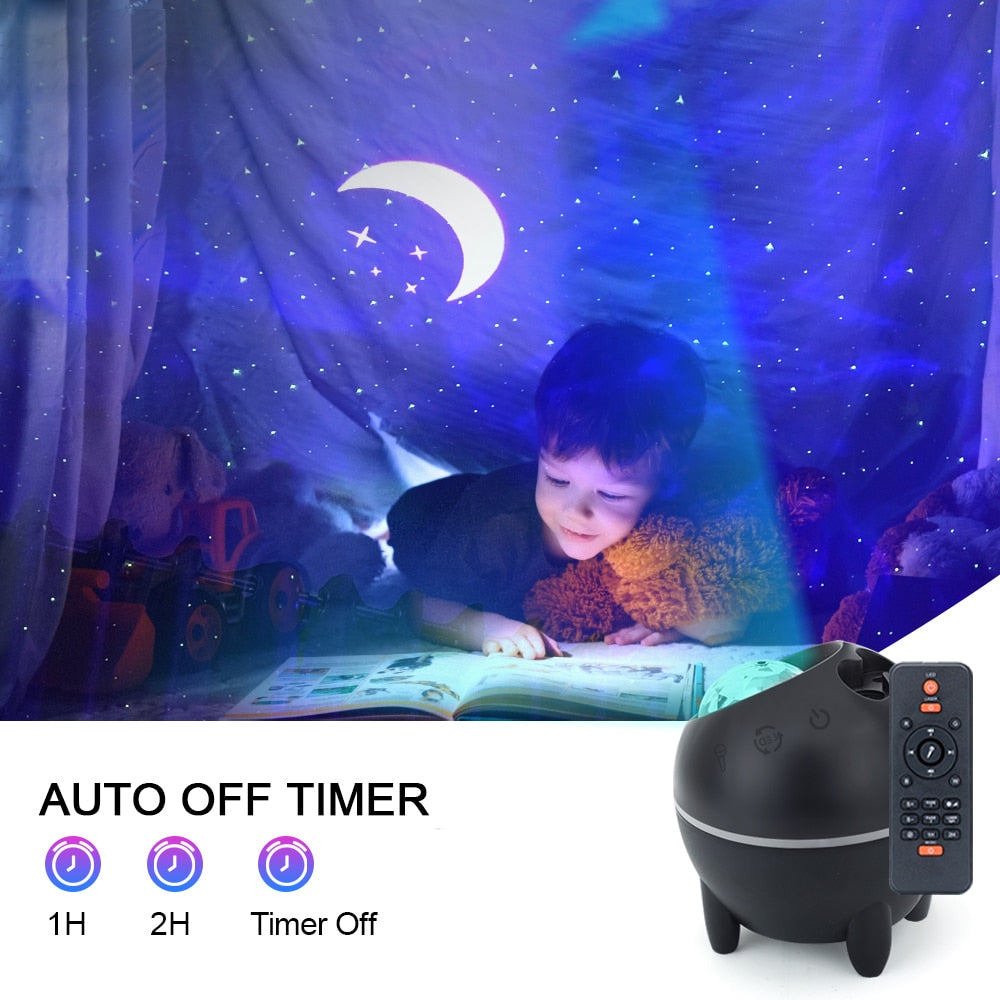 Night Light Water Wave Projector