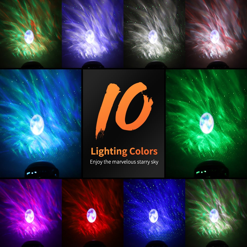 Planet Aurora Starry Sky Projector Lamp