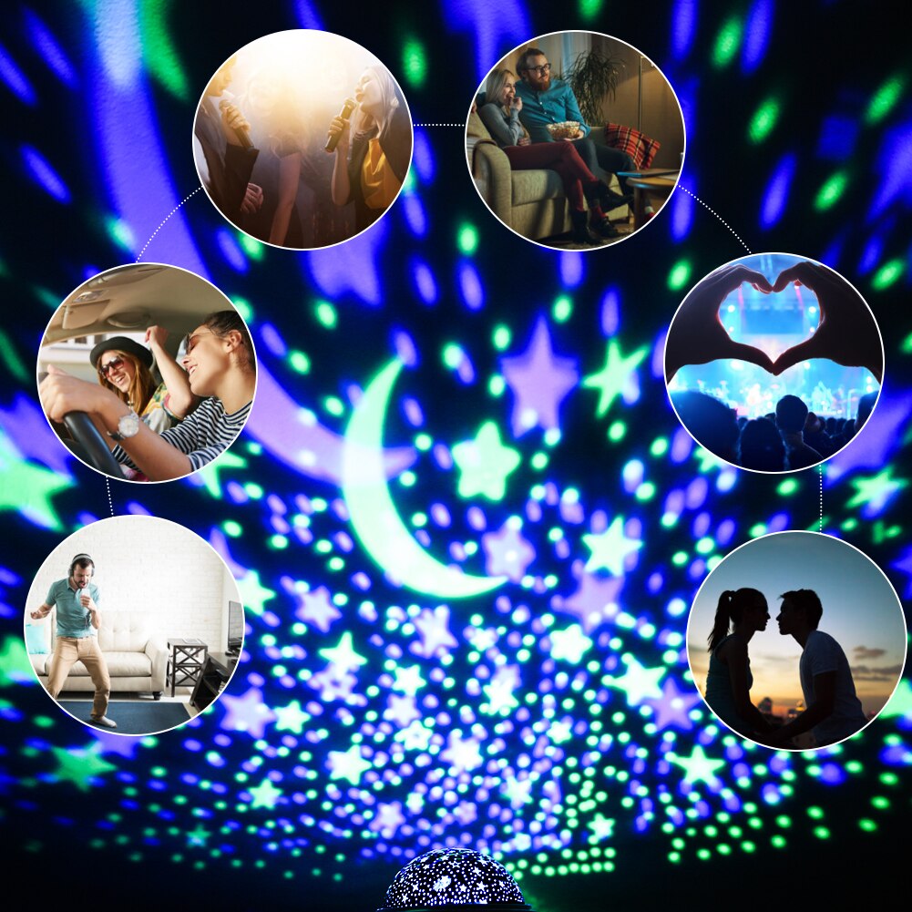 Starry Sky Night Light Projector