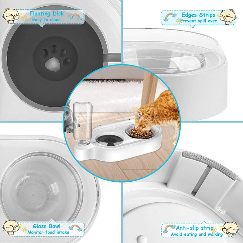 2 In 1 Water & Food Pet Bowl