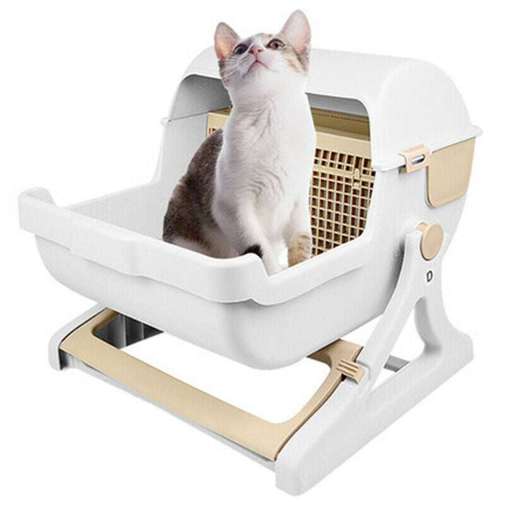 Semi Automatic Luxury Cat Litter Box