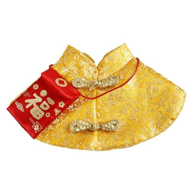 Tang Dynasty Pet New Year Cloak Clothes - Bark ‘n’ Paws