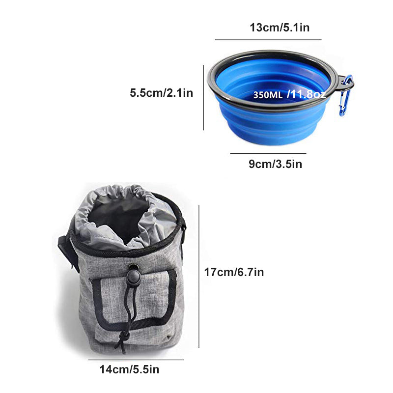 2 In 1 Dog Training Treat Bag