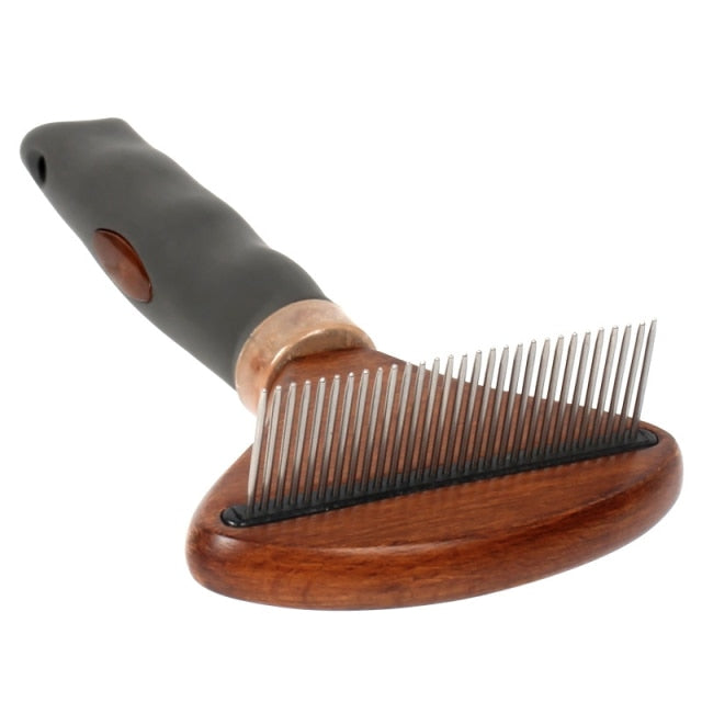 Professional Dog Grooming Wood Brush