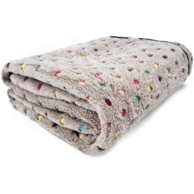 Cozy Fluffy Fleece Soft Dog Blanket