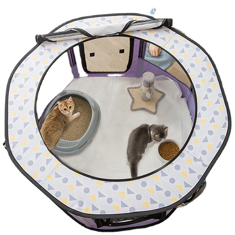 Foldable Breathable Pet Playpen