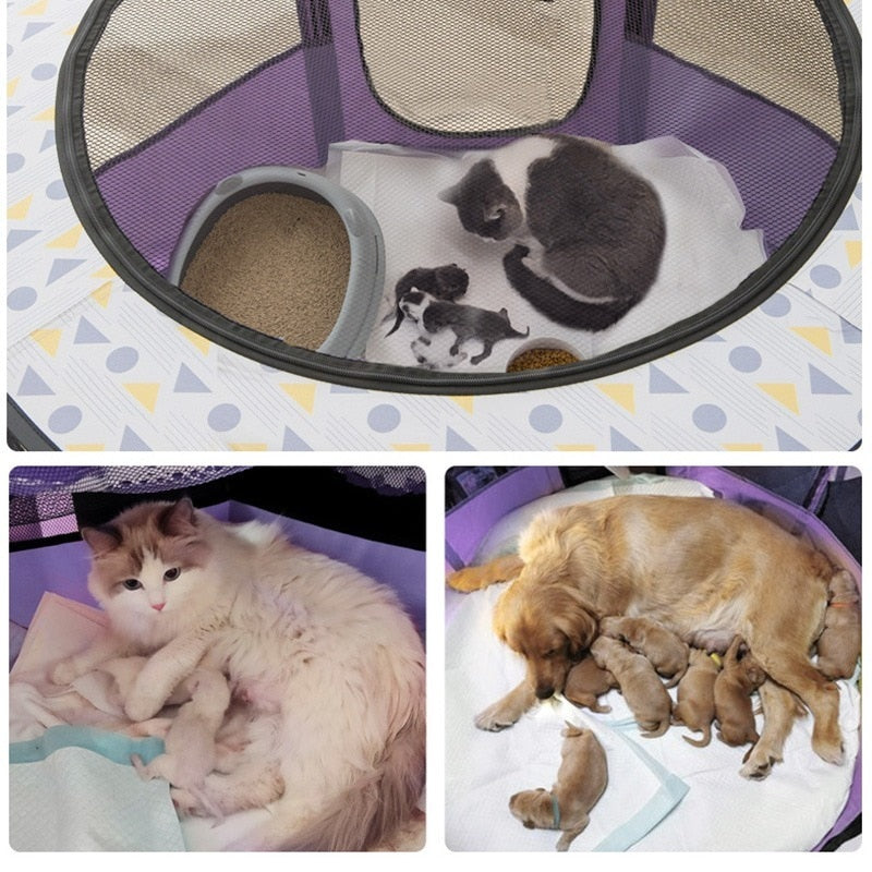Foldable Breathable Pet Playpen