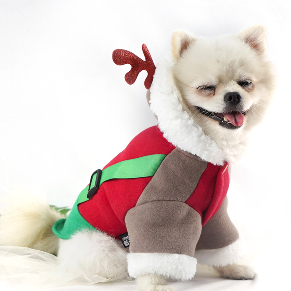 Christmas Santa Pet Fleece Costume
