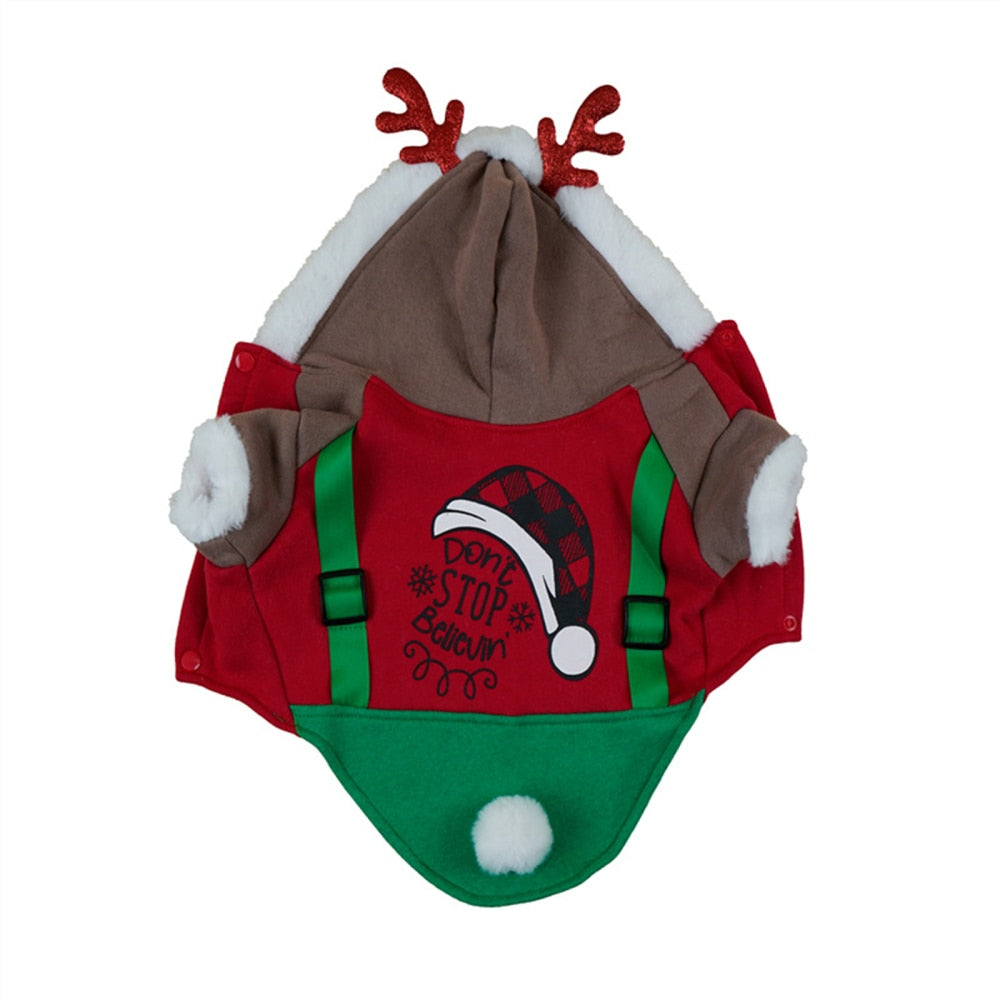 Christmas Santa Pet Fleece Costume