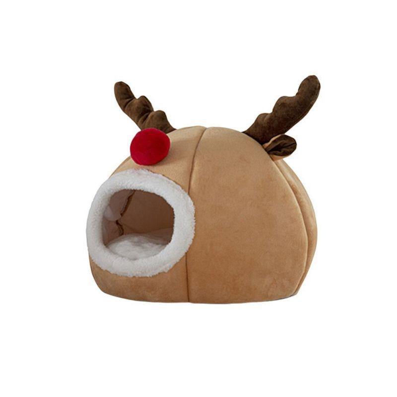 Christmas Reindeer Pet Soft Bed - Bark ‘n’ Paws