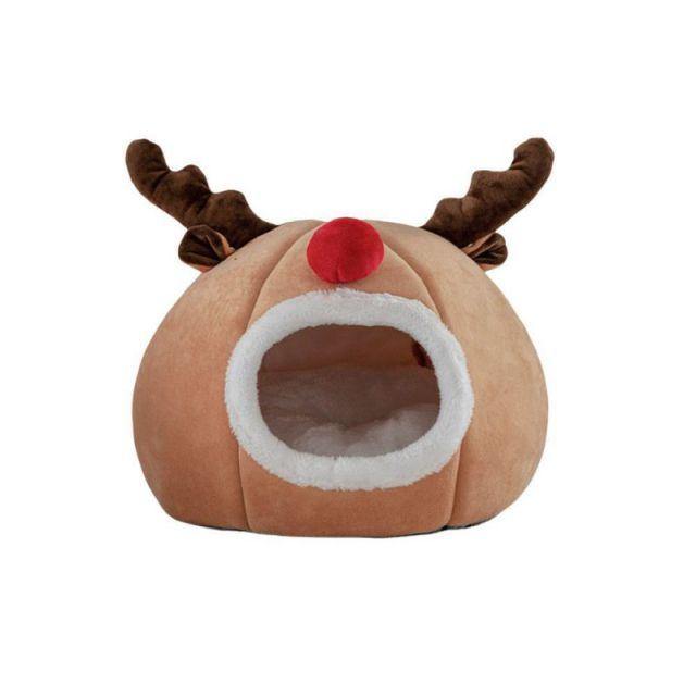 Christmas Reindeer Pet Soft Bed - Bark ‘n’ Paws