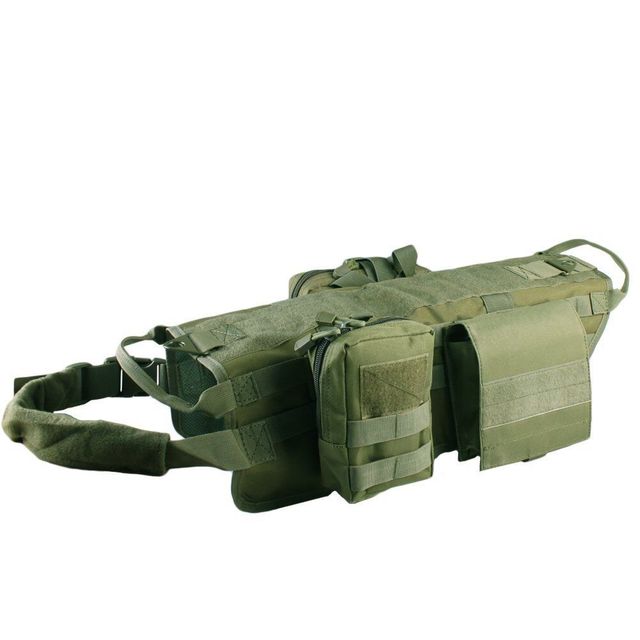 Tactical MOLLE Dog Harness Vest