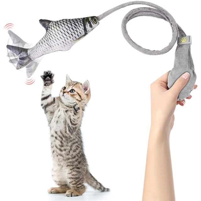 Interactive Floppy Fish Cat Toys