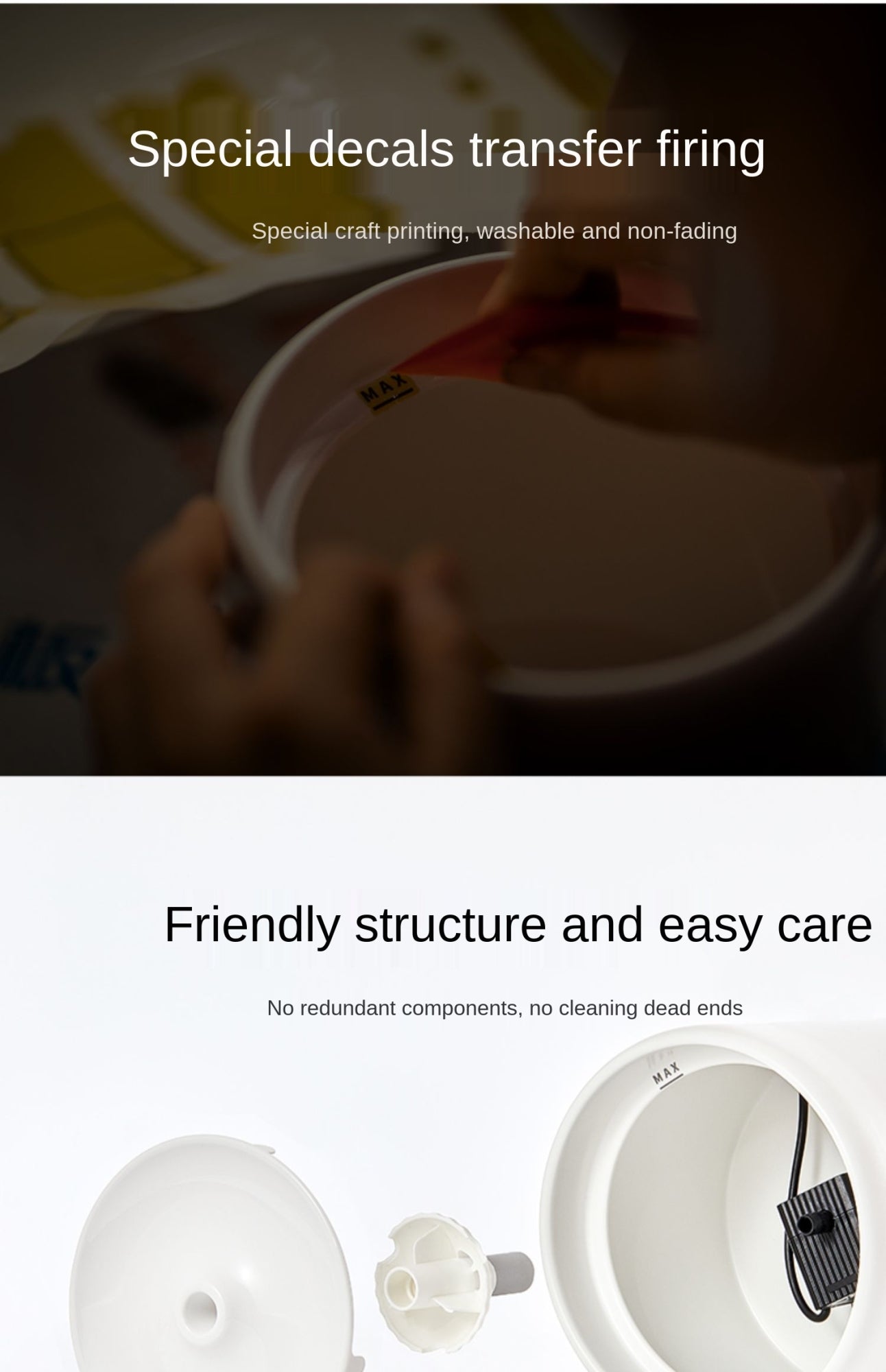 1.1L Ceramic Pet Water Dispenser