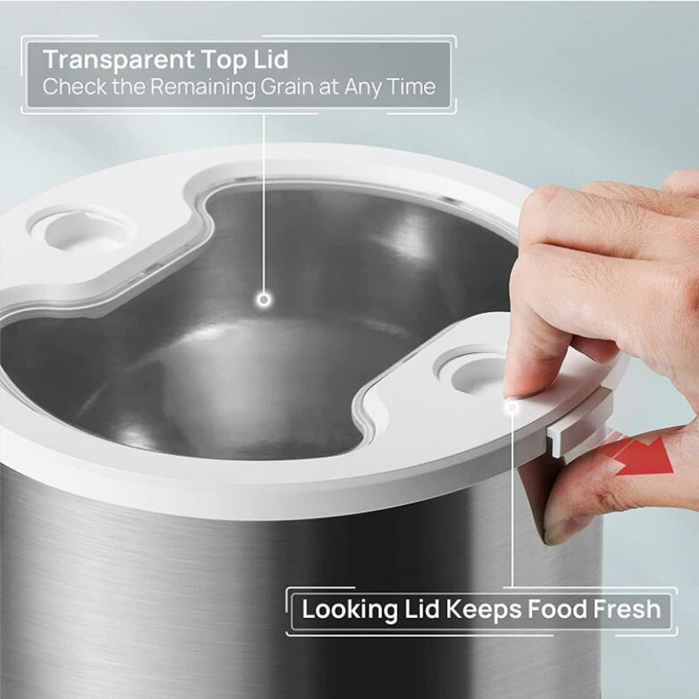 Automatic Stainless Steel Double Bowl Pet Feeder