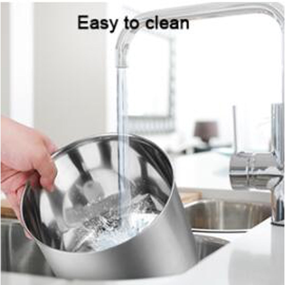 Automatic Stainless Steel Double Bowl Pet Feeder