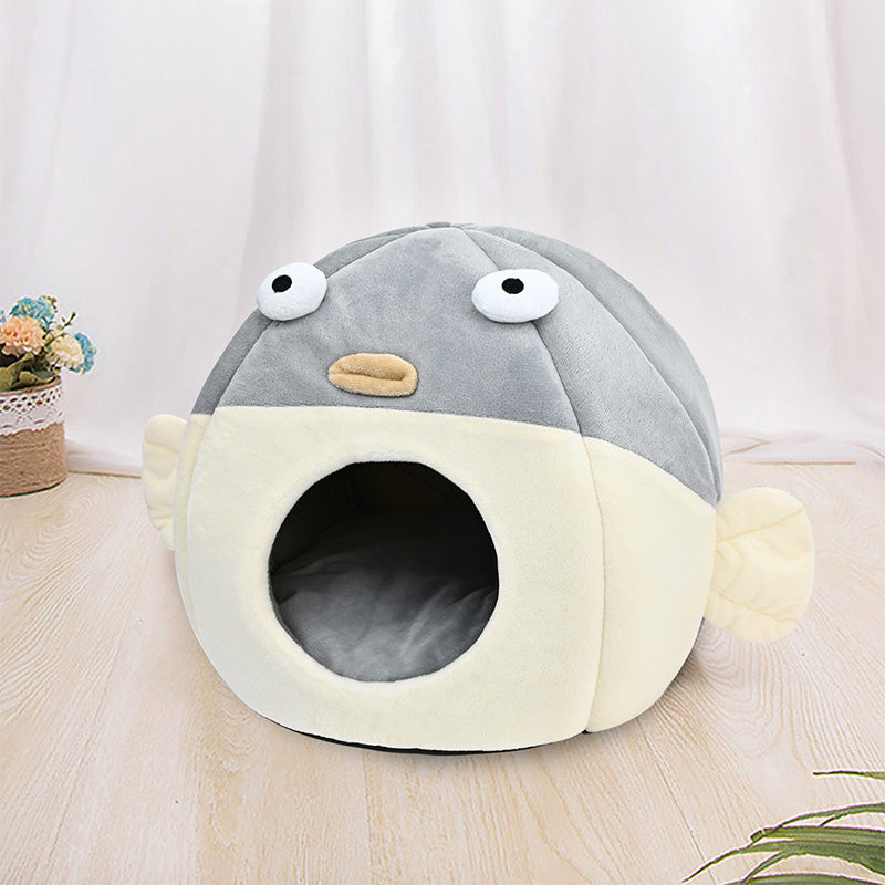 Largemouth Fish Pet Soft Bed