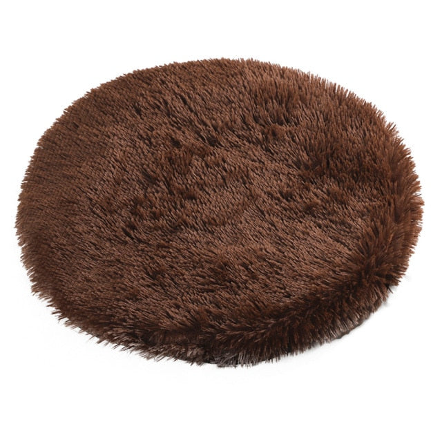 Super Soft Round Plush Dog Mat