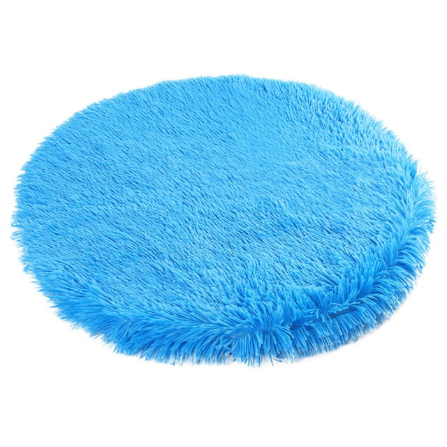 Super Soft Round Plush Dog Mat