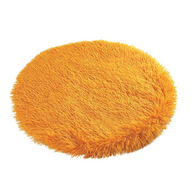 Super Soft Round Plush Dog Mat