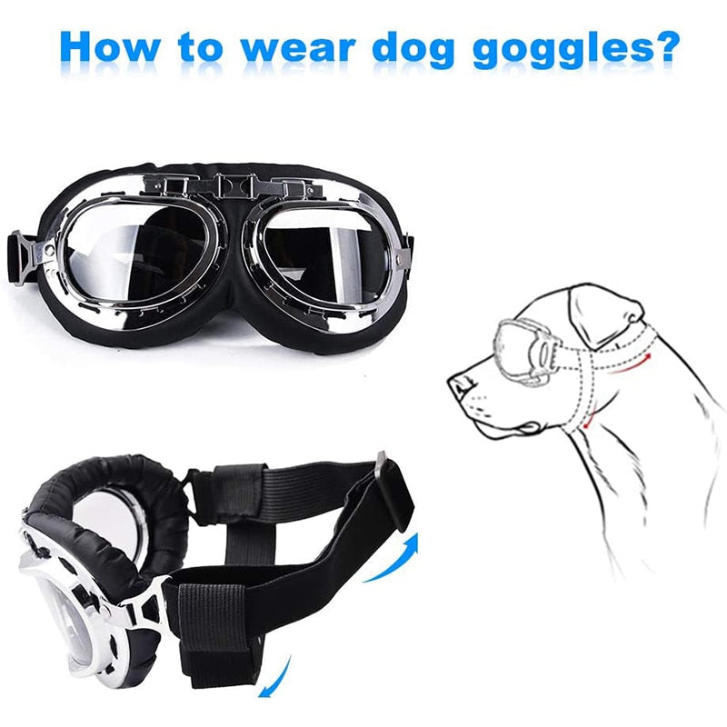 Dustproof Elastic Dog Goggles