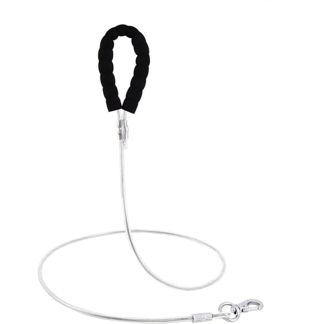 Strong Chew Proof Steel Cable Dog Leash