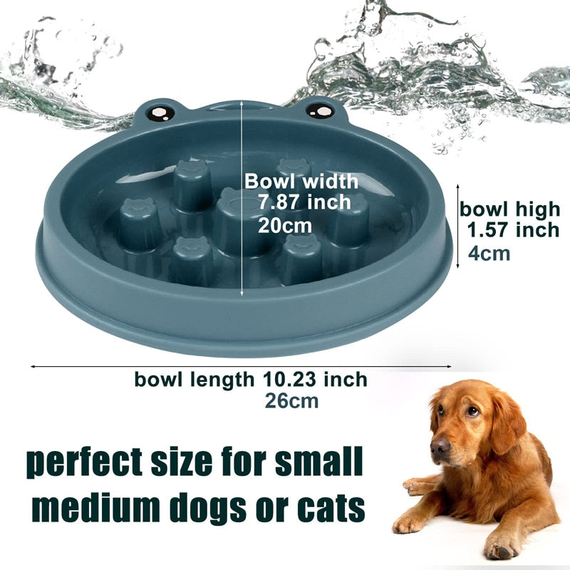 Anti Gulping Dog Slow Feeder Bowl