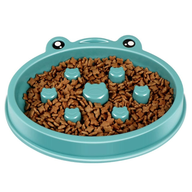 Anti Gulping Dog Slow Feeder Bowl