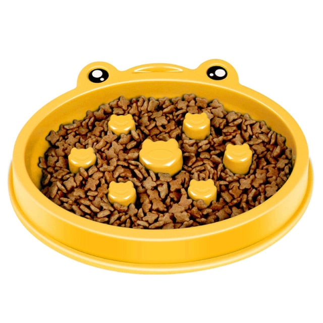 Anti Gulping Dog Slow Feeder Bowl