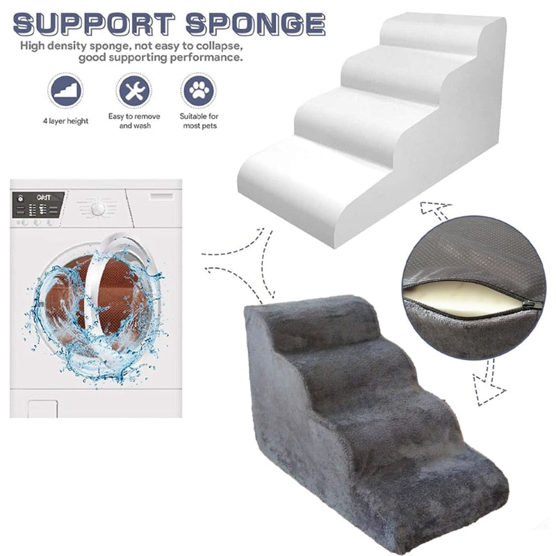 3/4 Tiers Pet Dog Stairs