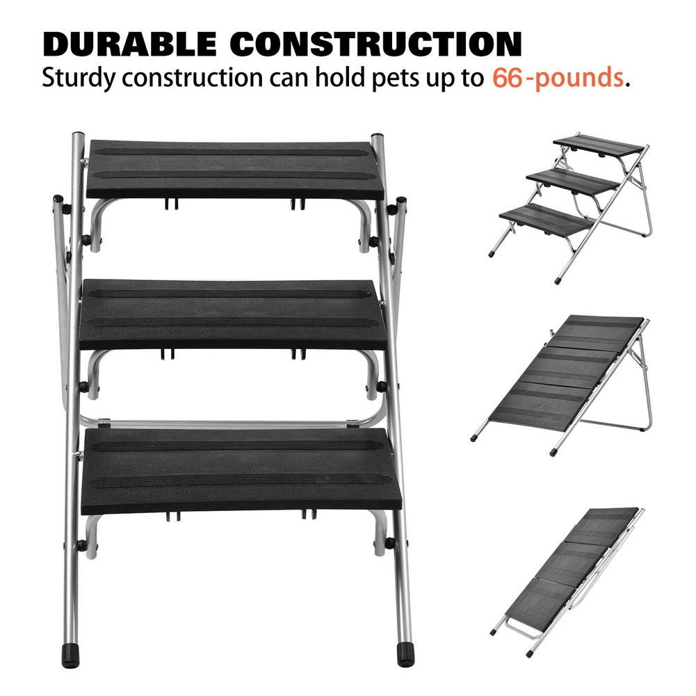 3 Layers Folding Dog Car Steps