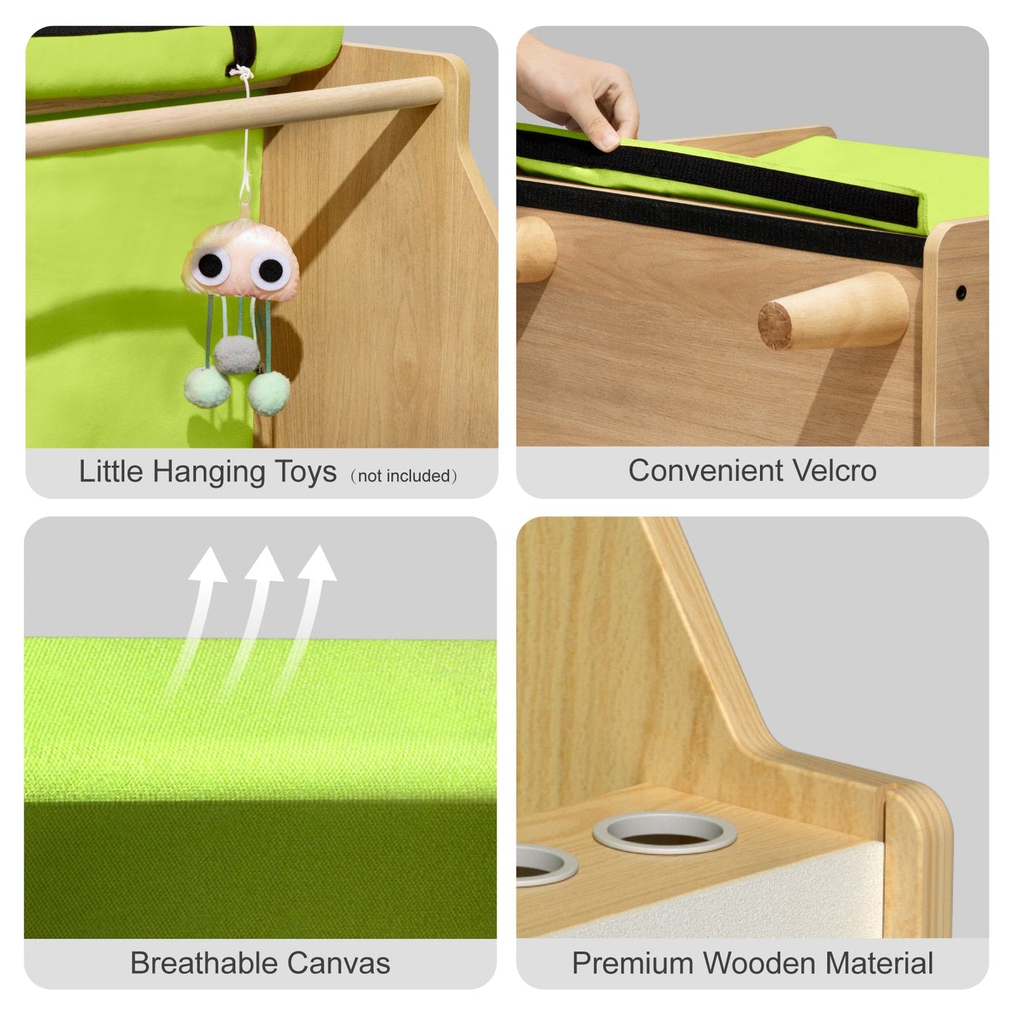 Wooden Game Machine Style Cat House