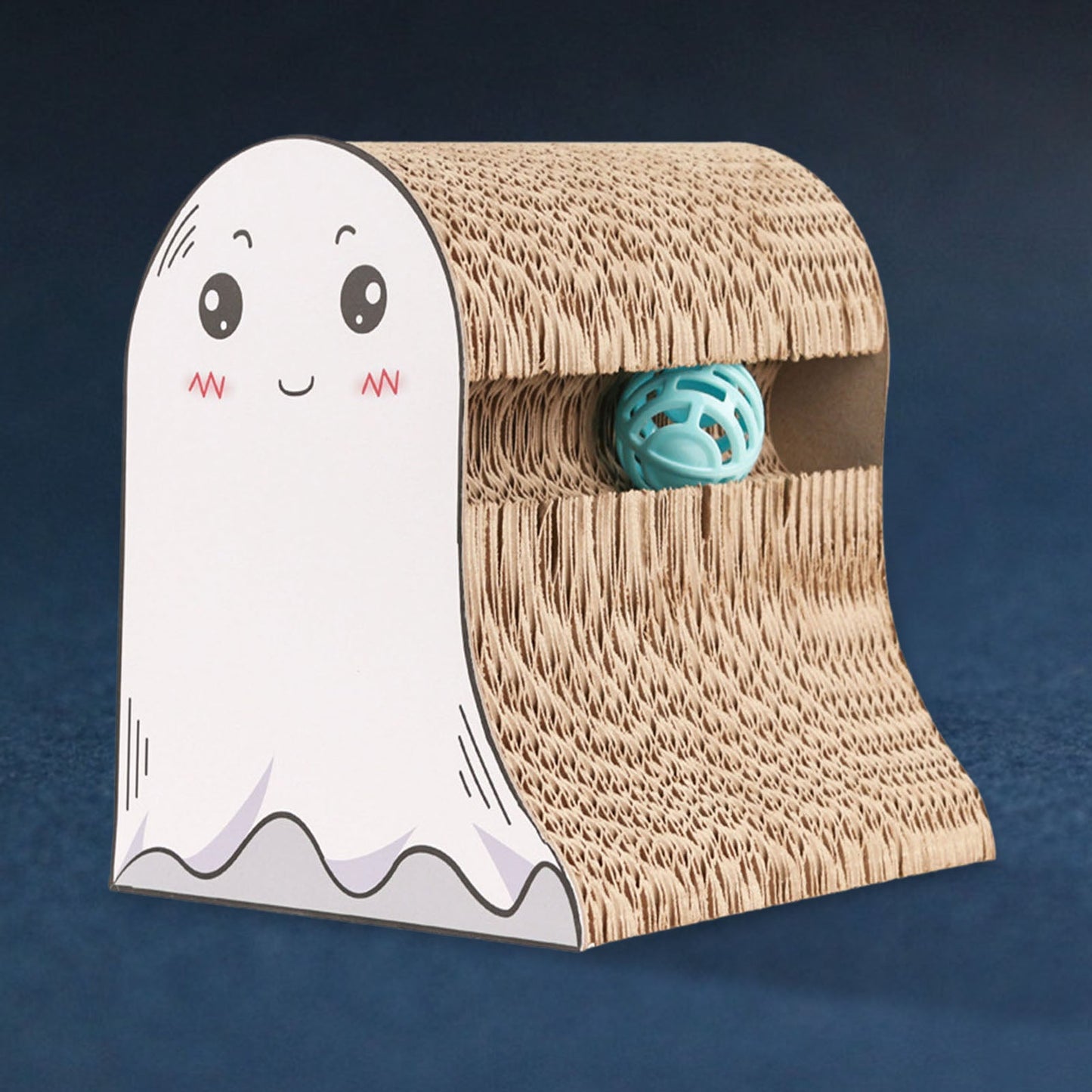 Interactive Corrugated Paper Cat Scratcher