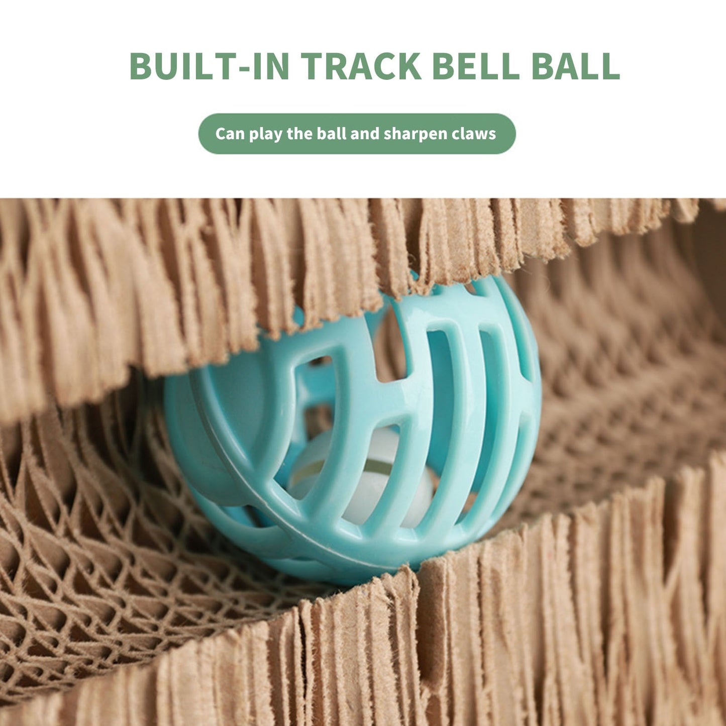 Interactive Corrugated Paper Cat Scratcher