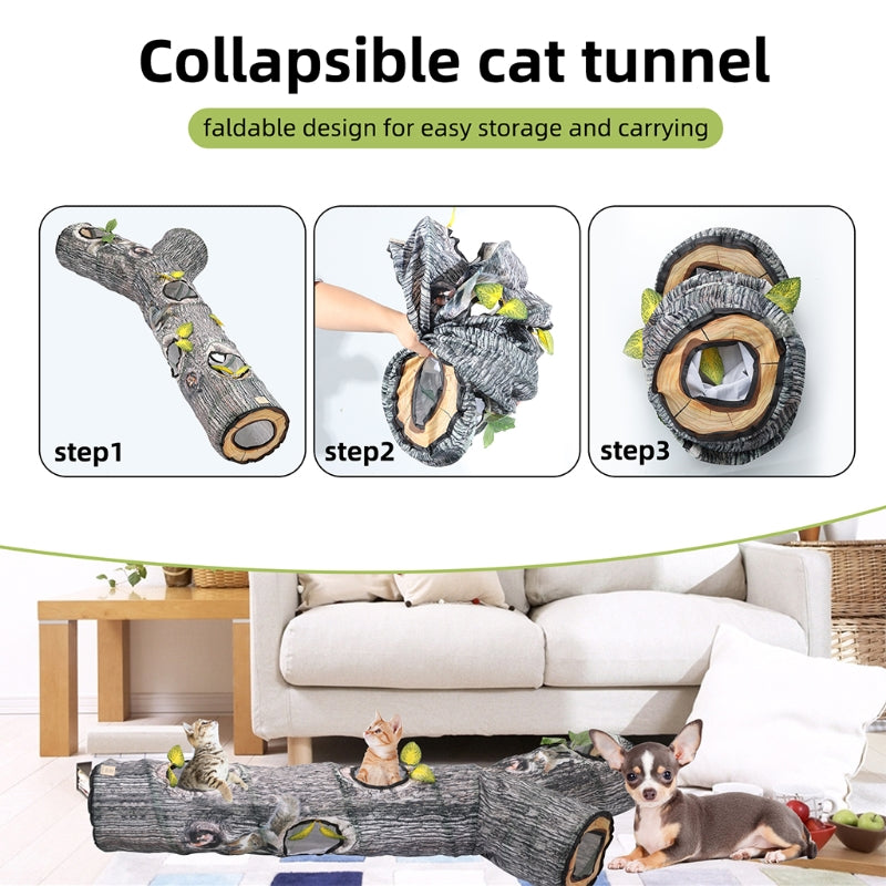 Innovative Fringe Design Cat Tunnel