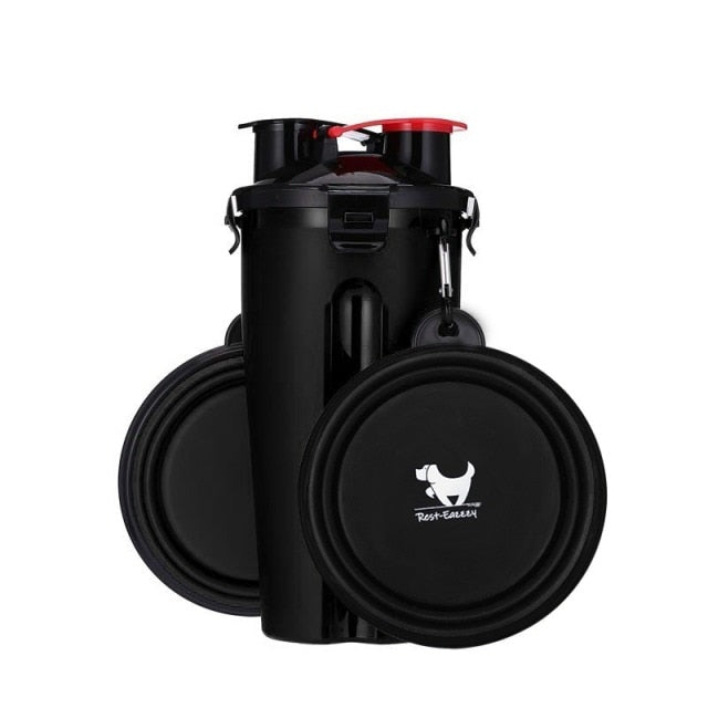 Portable 2 In 1 Travel Dog Water Bottle