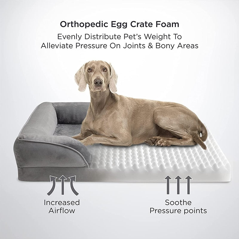 Large Size Sofa Orthopedic Dog Bed