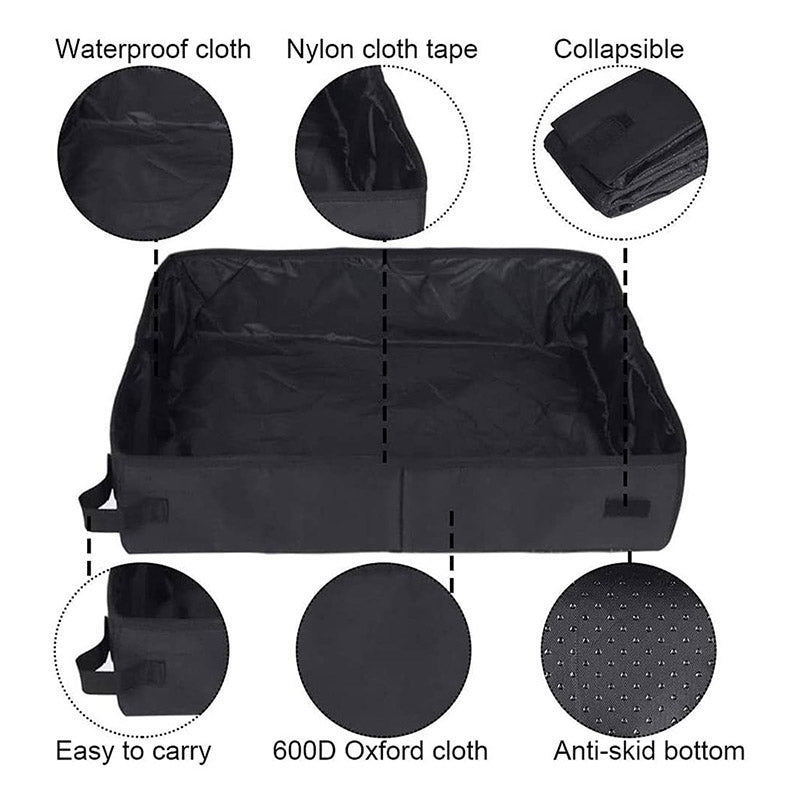 Waterproof Outdoor Foldable Cat Litter Box