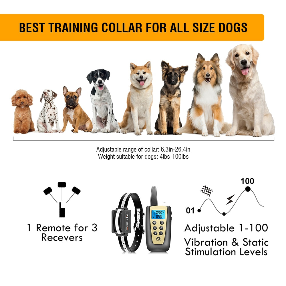 1000m Light Weight Electric Dog Training Collar