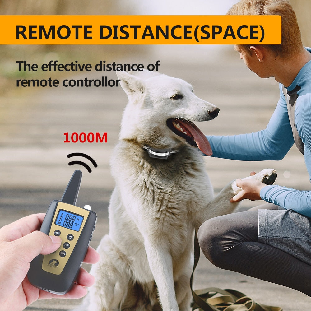 1000m Light Weight Electric Dog Training Collar