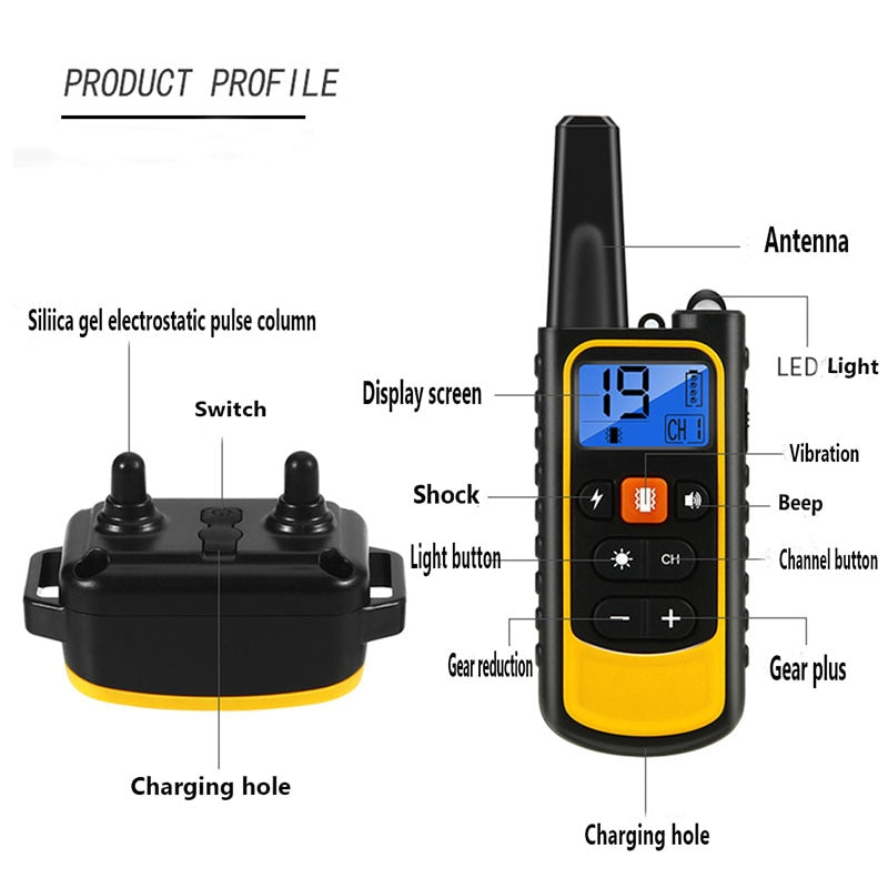 800M Intellegient Dog Training Collar