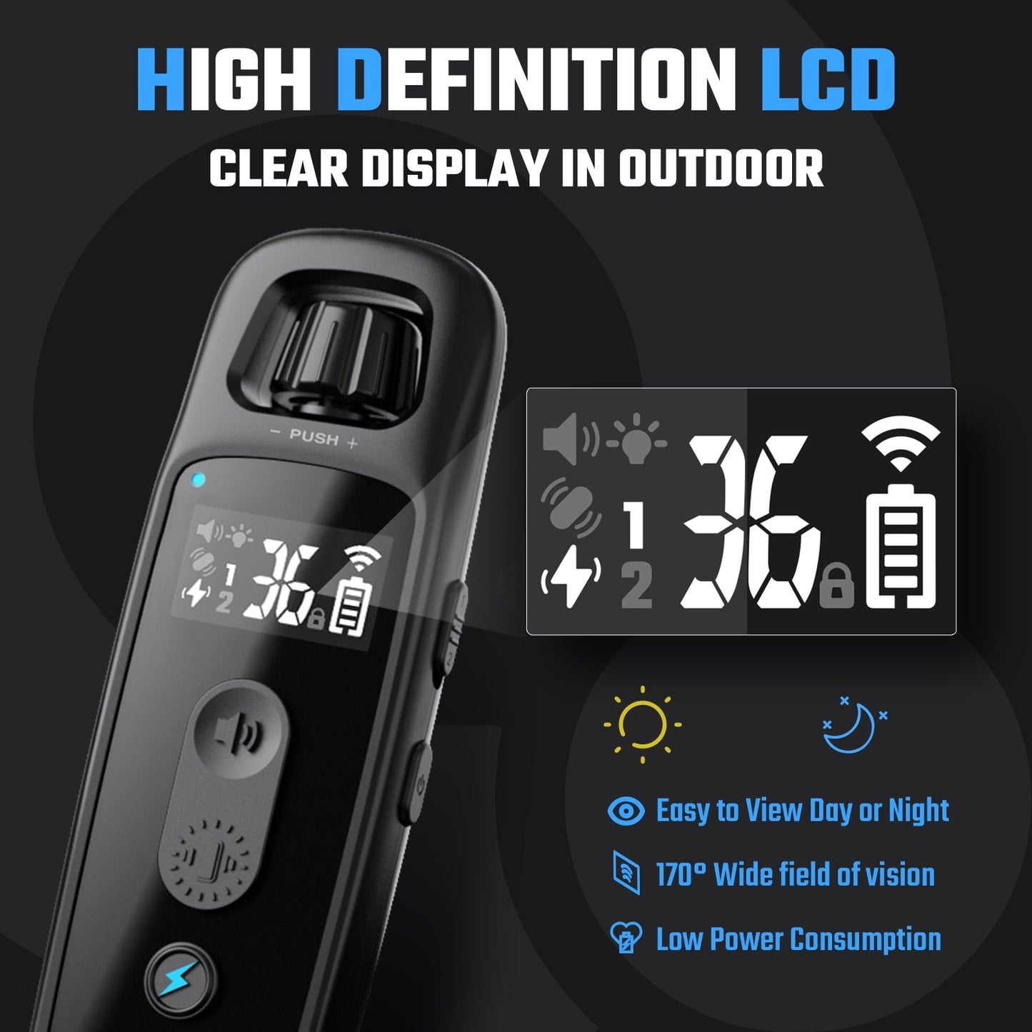 3000ft 5 Modes Canine Training Collar