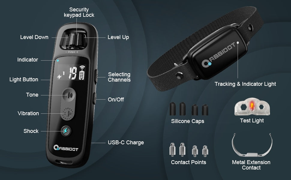 3000ft 5 Modes Canine Training Collar